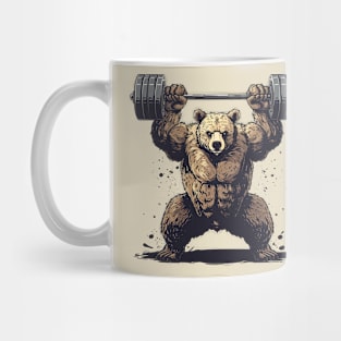 bear deadlift Mug